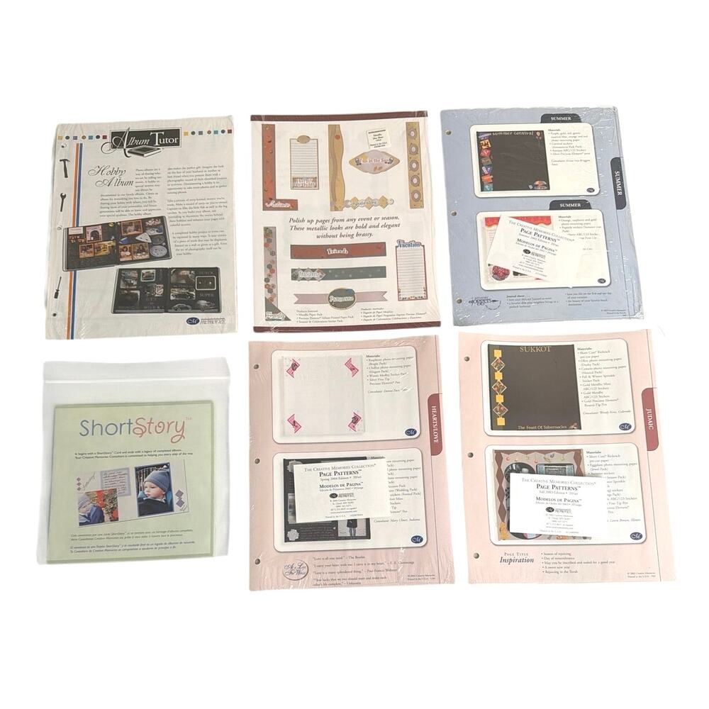 Creative Memories Consultant bundle page patterns album tutor